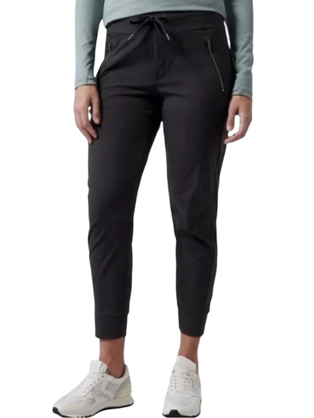 Athleta Trekkie North Jogger Ripstop Zipper Pocket Pants Size 6 Tall